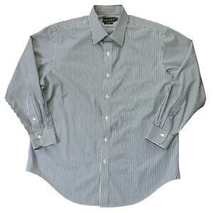 Ralph Lauren Classic Fit Blue & White Pinstripe Cotton Button Down Shirt 17